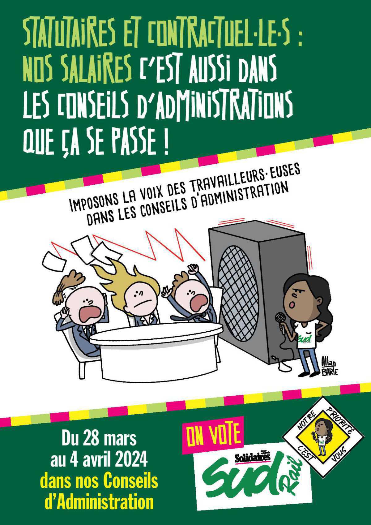 STATUTAIRES ET CONTRACTUEL·LE·S : NOS SALAIRES C’EST AUSSI DANS LES CONSEILS D’ADMINISTRATIONS QUE ÇA SE PASSE ! STATUTAIRES ET CONTRACTUEL·LE·S : NOS SALAIRES C’EST AUSSI DANS LES CONSEILS D’ADMINISTRATIONS QUE ÇA SE PASSE !