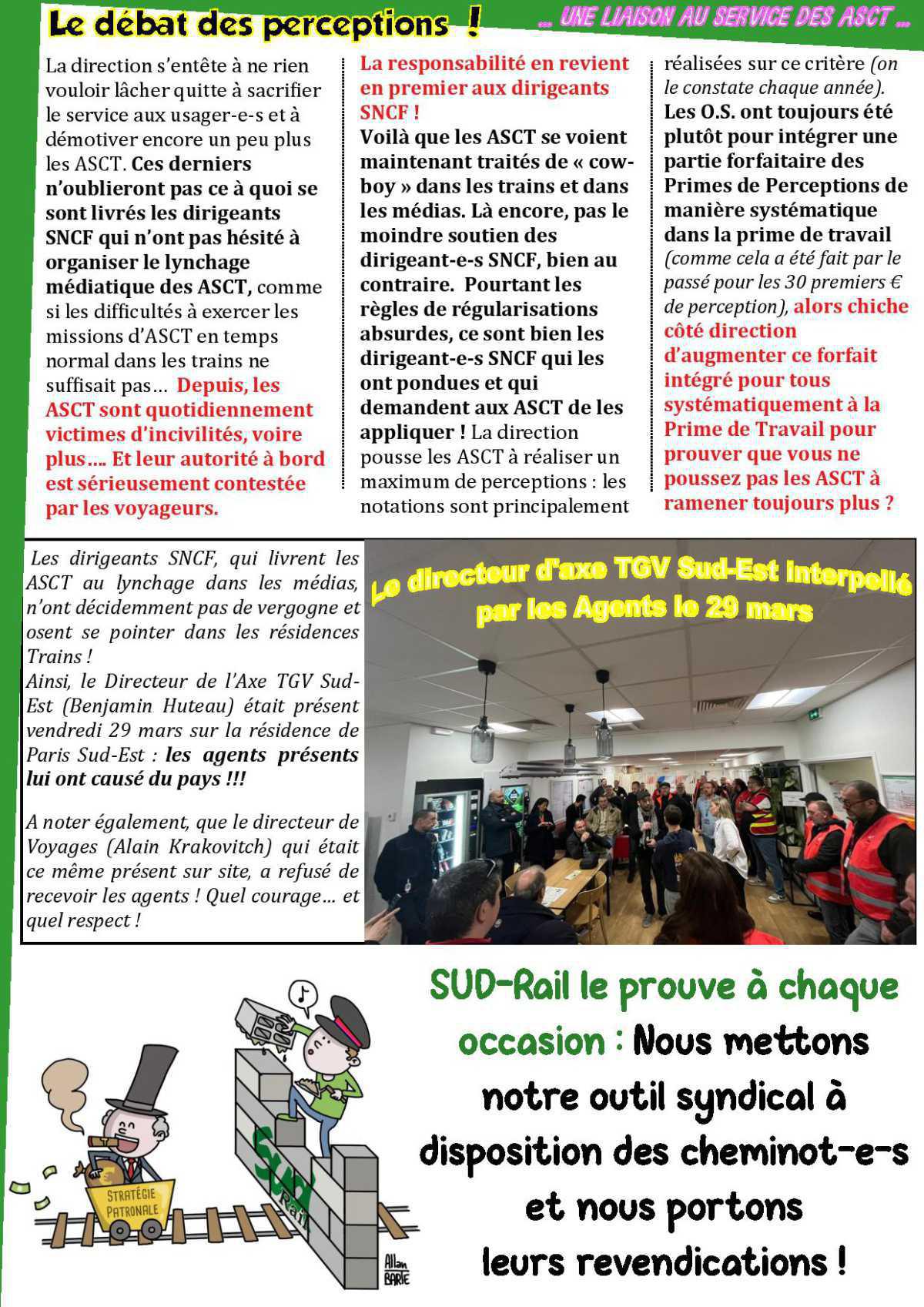 La direction a un mois pour éviter un nouveau conflit ASCT La direction a un mois pour éviter un nouveau conflit ASCT