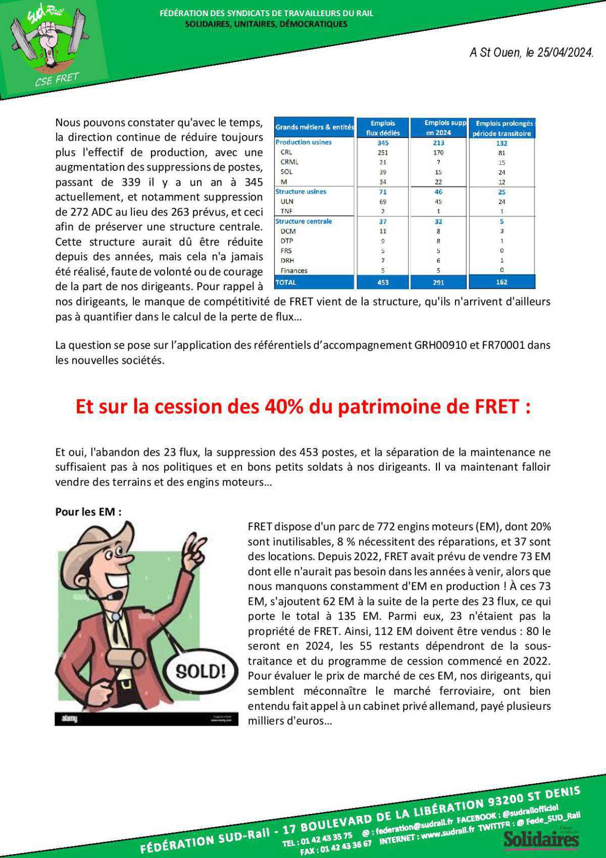 FRET SNCF:Discontinuité Où en sommes-nous ? FRET SNCF:Discontinuité Où en sommes-nous ?