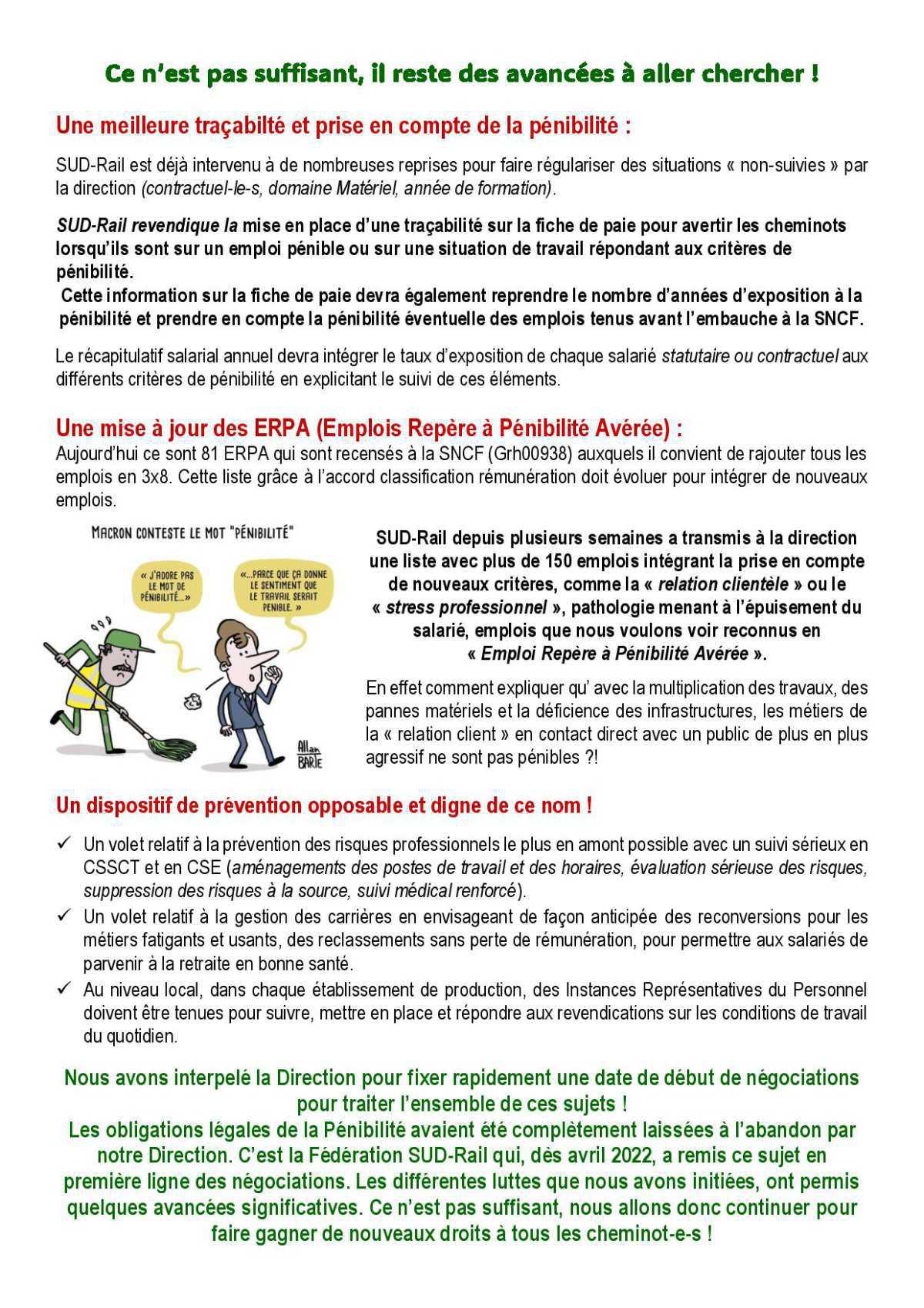 Pénibilité : le nouvel accord fin de carrière n'est qu'un début ! Pénibilité : le nouvel accord fin de carrière n'est qu'un début !
