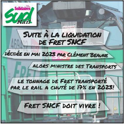 Liquidation de Fret SNCF : Il est encore temps d'arrêter le massacre. Liquidation de Fret SNCF : Il est encore temps d'arrêter le massacre.