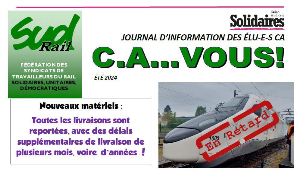 C.A...Vous "Le journal d’information de vos élu.es CA"