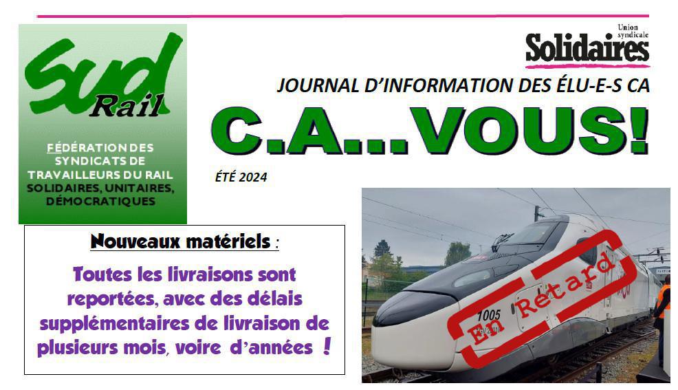 C.A...Vous "Le journal d’information de vos élu.es CA" C.A...Vous "Le journal d’information de vos élu.es CA"