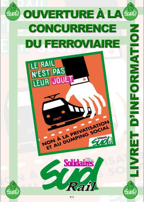 Livret "ouverture à la concurrence du ferroviaire "