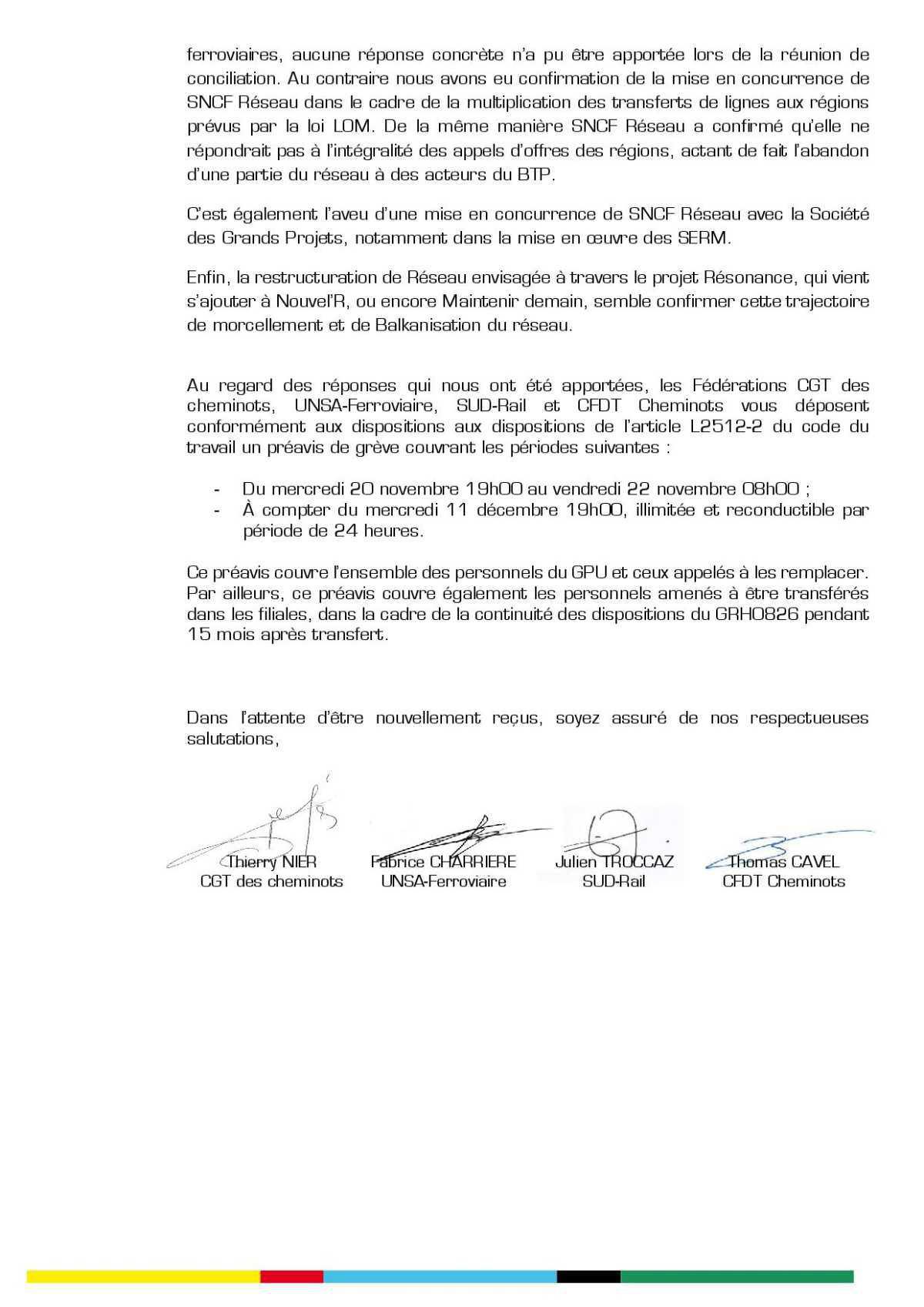 Conflit de fin d'année 2024: préavis de grève unitaire Conflit de fin d'année 2024: préavis de grève unitaire