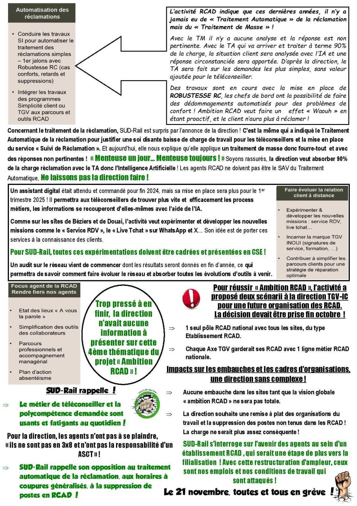 PROJET AMBITION RCAD...TOUT UN PROGRAMME ! PROJET AMBITION RCAD...TOUT UN PROGRAMME !