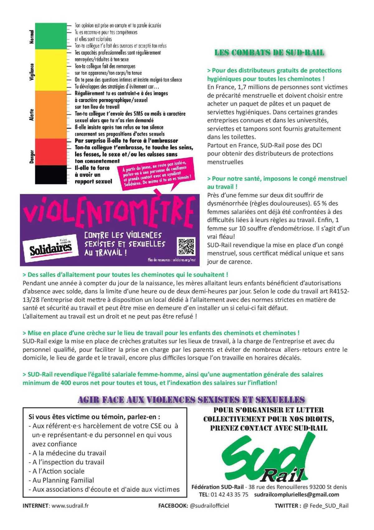 Cheminot.e.s en lutte contre les violences sexistes et sexuelles ! Cheminot.e.s en lutte contre les violences sexistes et sexuelles !