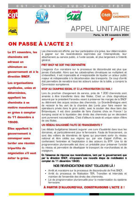 ON PASSE À L’ACTE 2 ! ON PASSE À L’ACTE 2 !