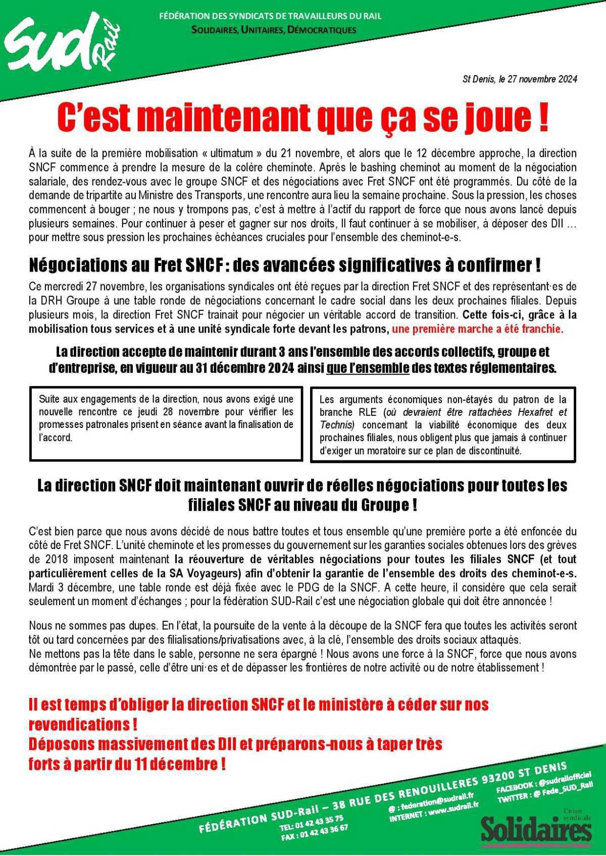 C’est maintenant que ça se joue ! C’est maintenant que ça se joue !