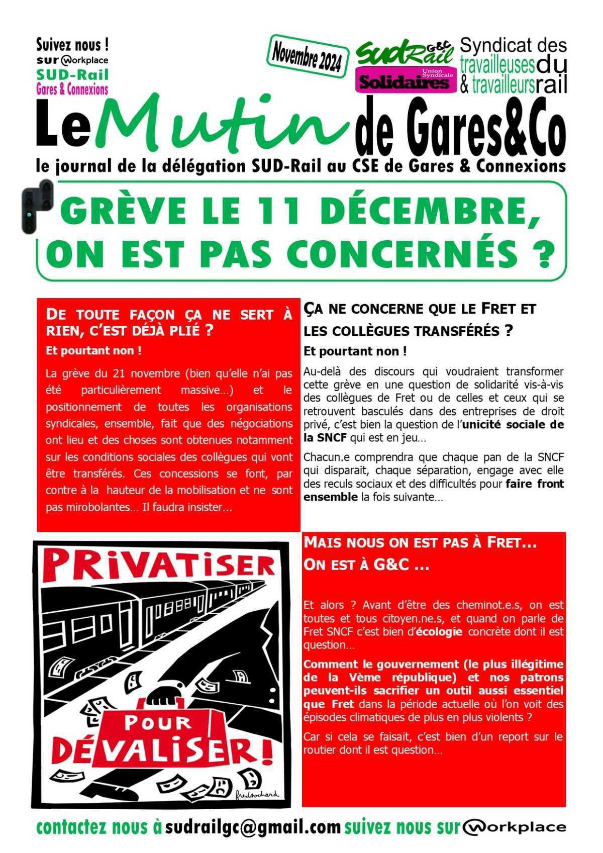Gares et Connexions : On est pas concernés ? Gares et Connexions : On est pas concernés ?