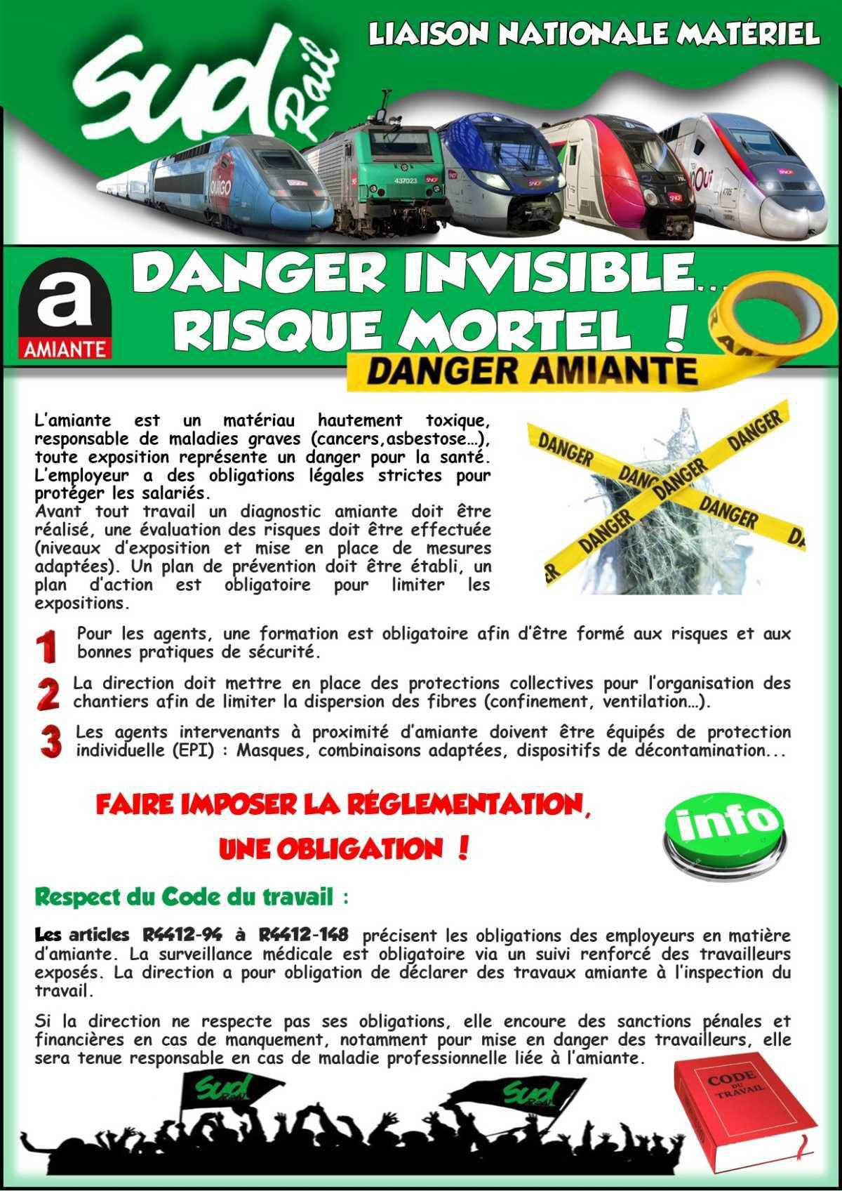 Amiante :danger invisible, risque mortel! Amiante :danger invisible, risque mortel!