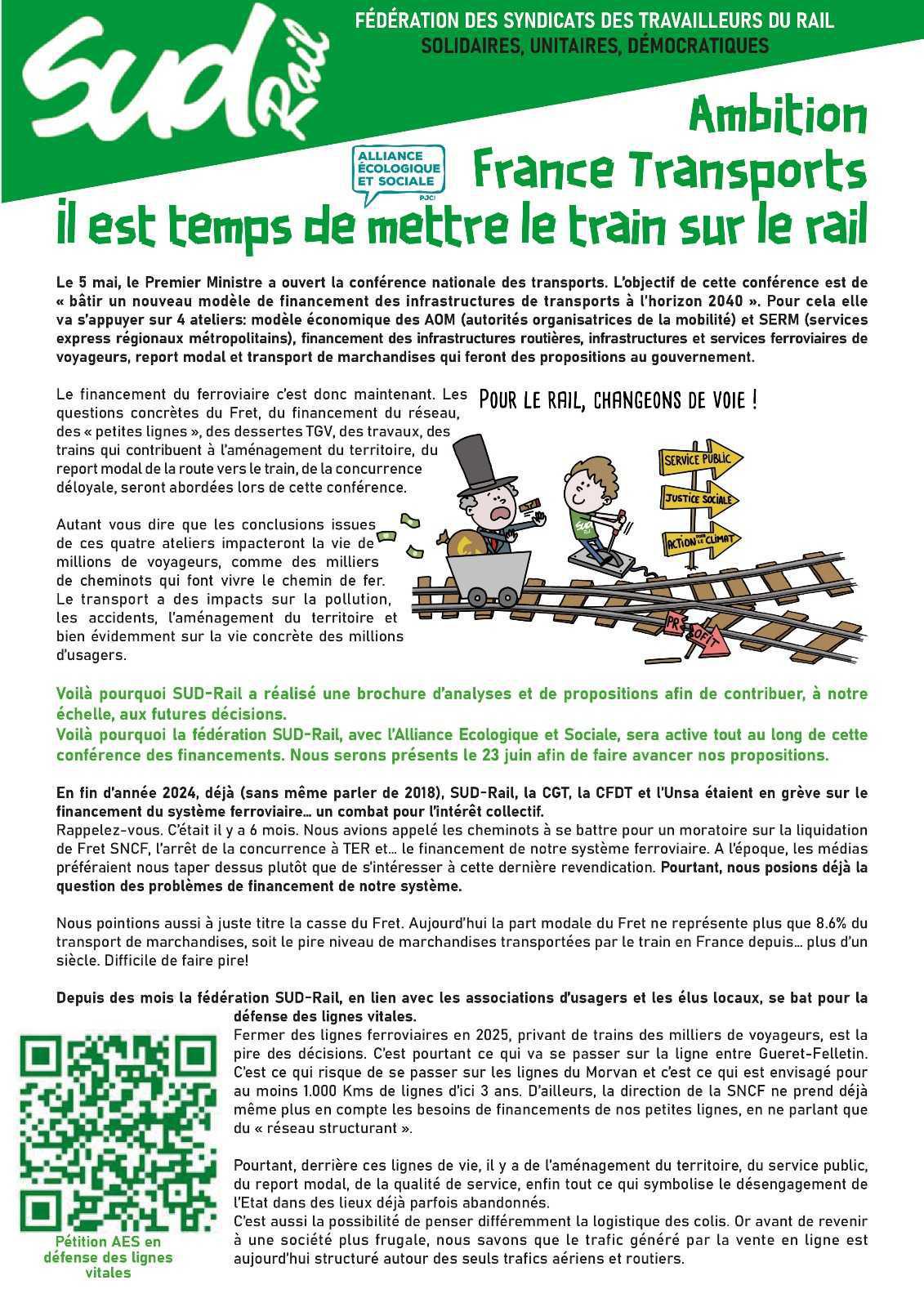 Ambition France Transports Il est temps de mettre le train sur le rail