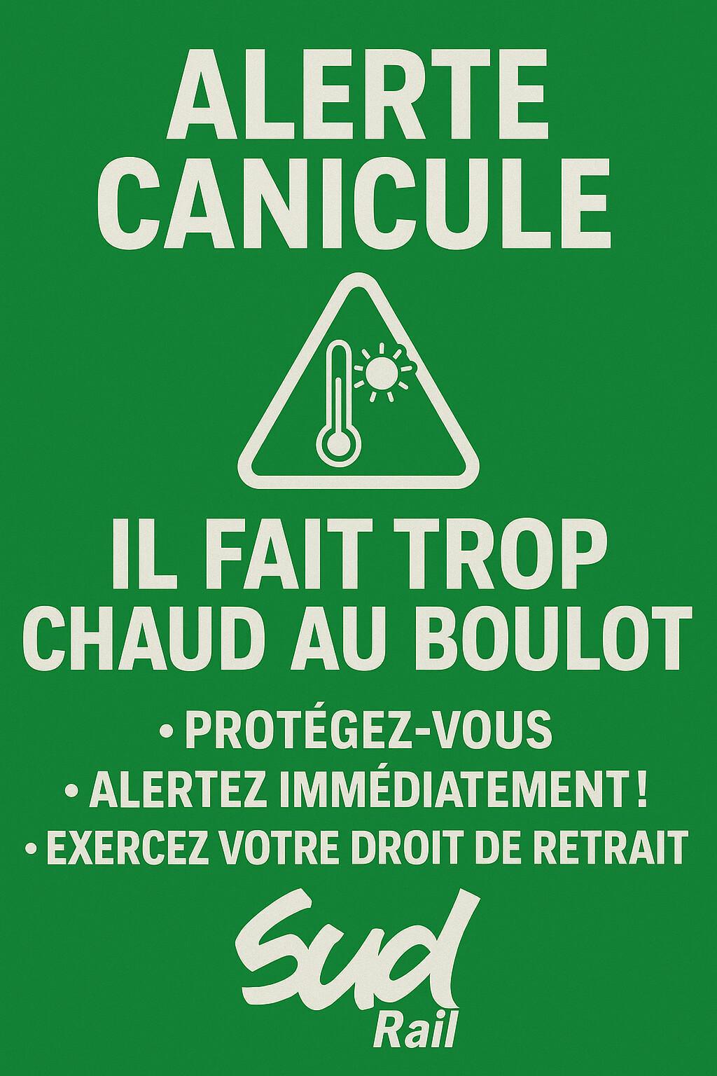 IL FAIT TROP CHAUD AU BOULOT, ON FAIT QUOI ?