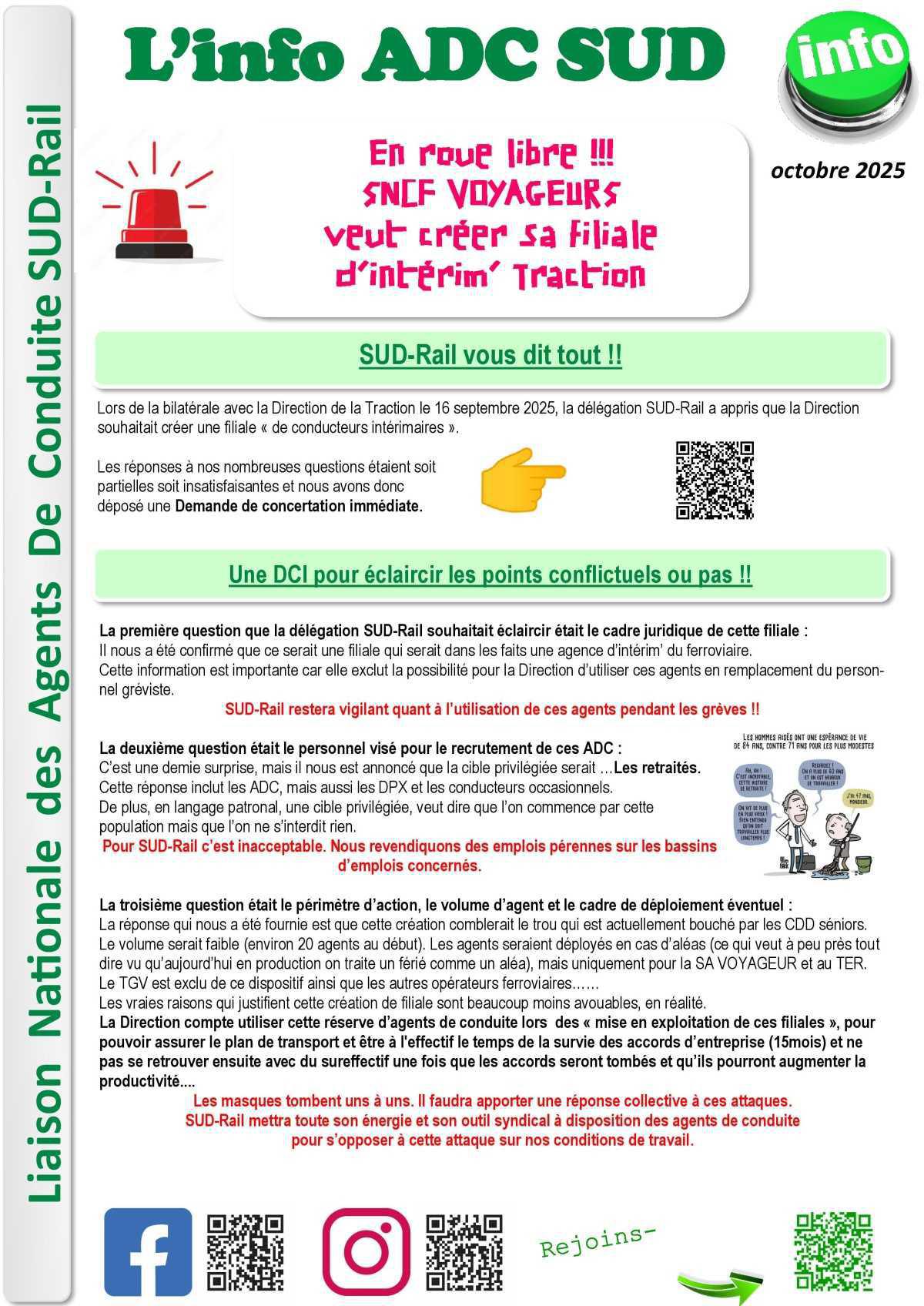 En roue libre :SNCF Voyageurs veut créér sa filiale d'intérim "traction" En roue libre :SNCF Voyageurs veut créér sa filiale d'intérim "traction"