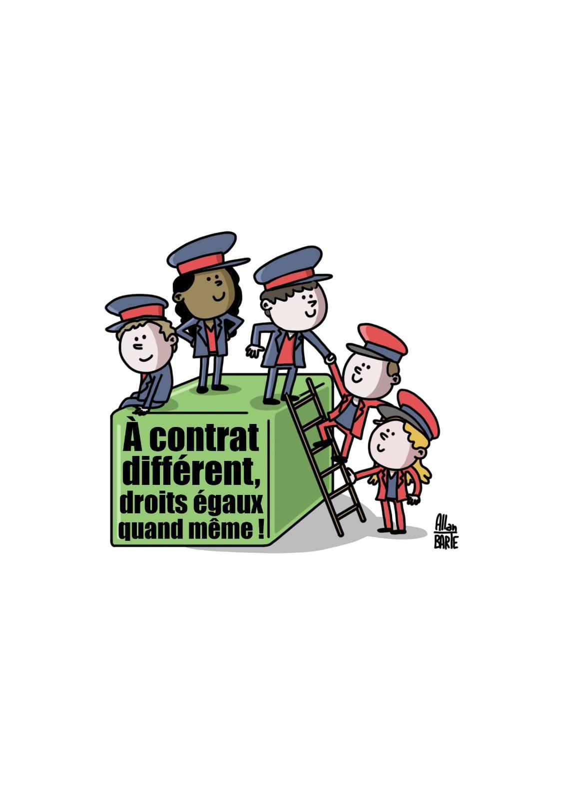 Forum Parisien contractuel.les le 18 Novembre, Inscrivez-vous aupr-s de vos militant.es SUD-Rail