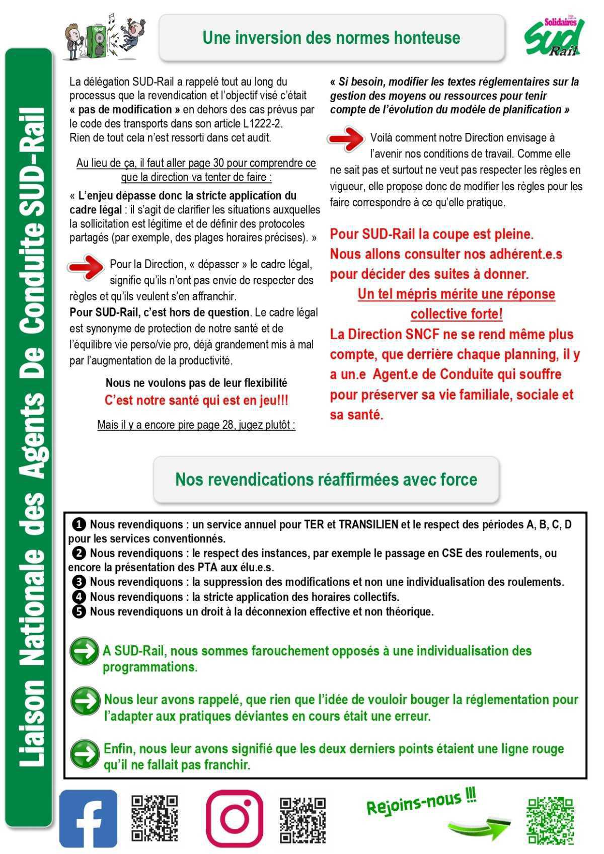L'info ADC Rendu de l’Audit planification : une mascarade !!! L'info ADC Rendu de l’Audit planification : une mascarade !!!