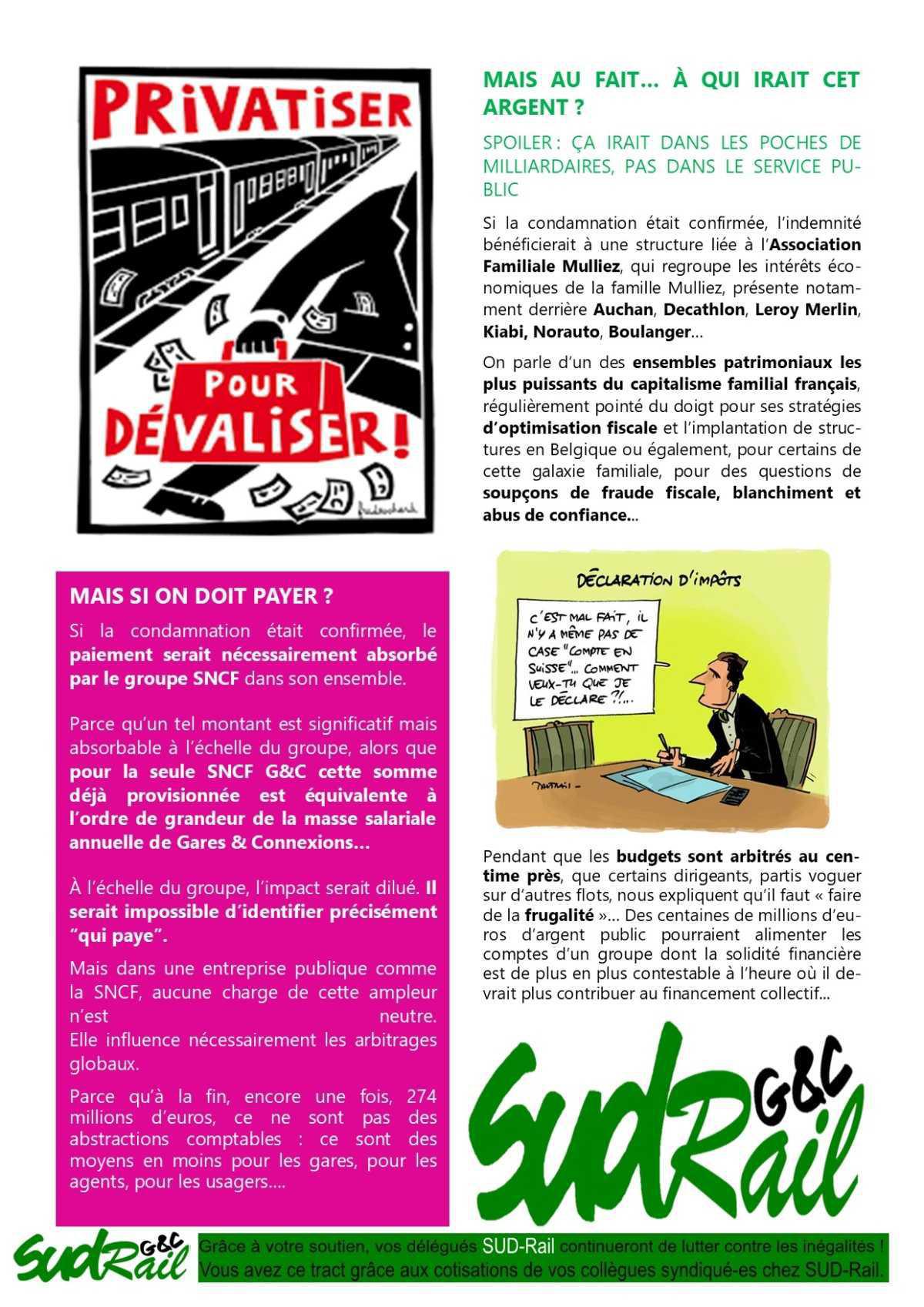 274 Millions d'euros : qui paye ? Qui profite ?