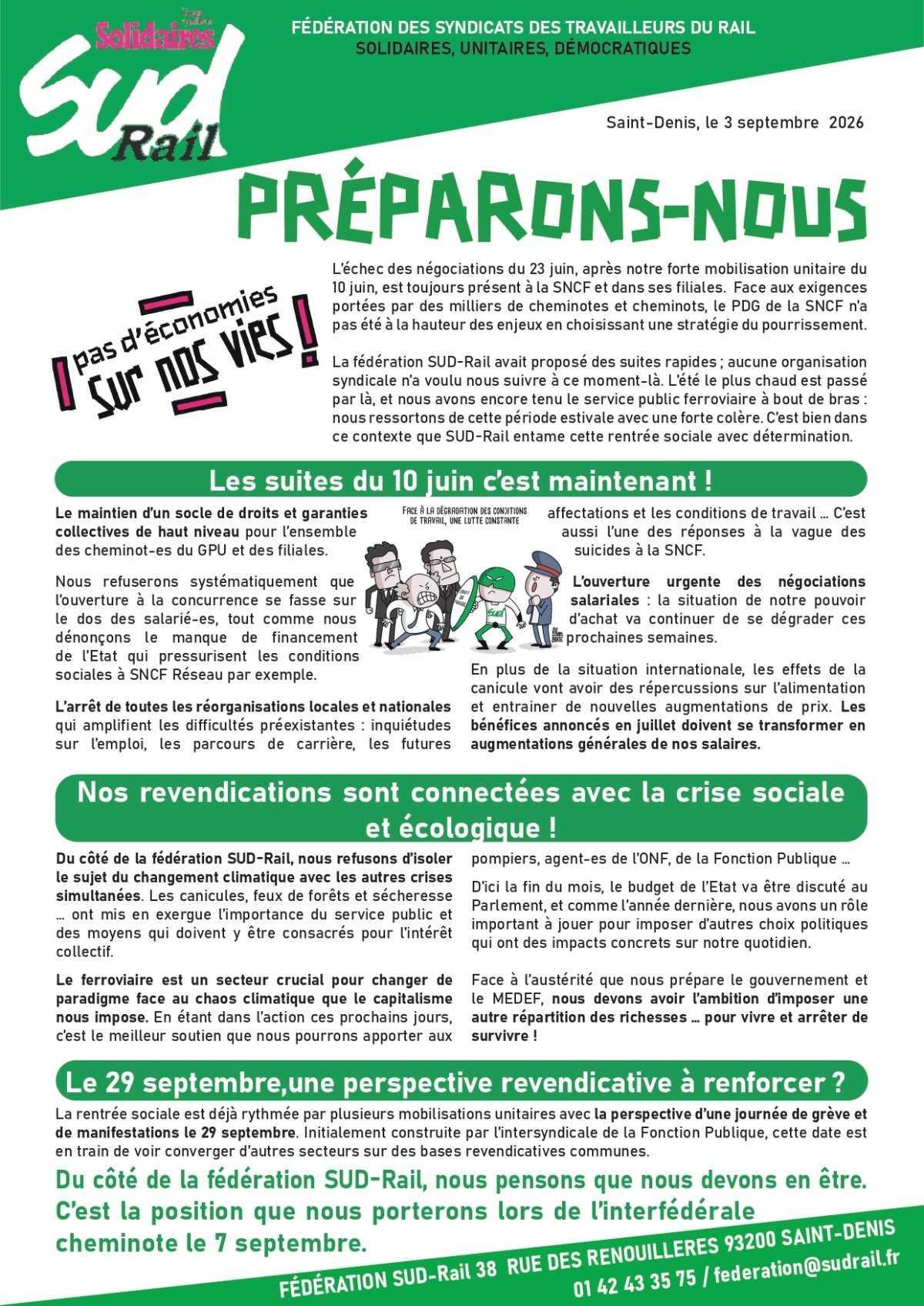 PRÉPARONS-NOUS PRÉPARONS-NOUS