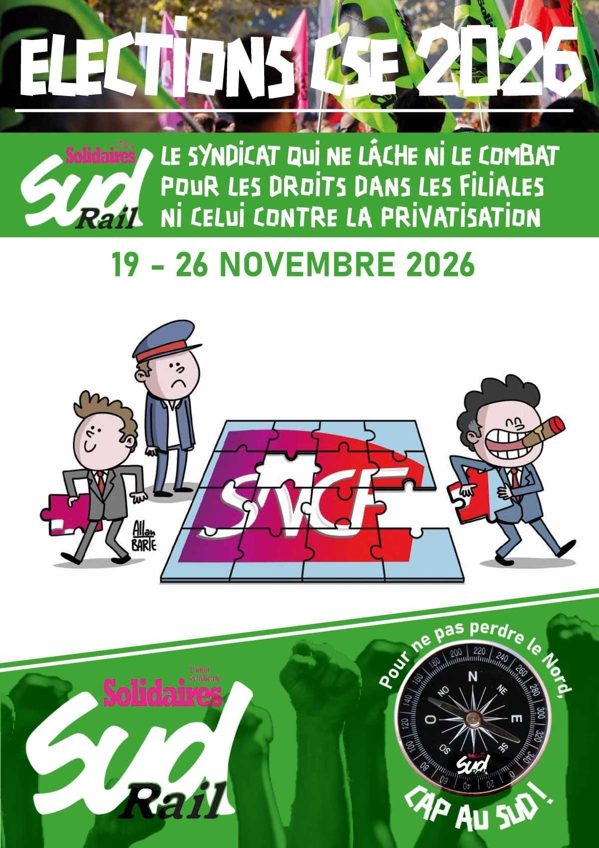 LE SYNDICAT QUI NE LÂCHE NI LE COMBAT POUR LES DROITS DANS LES FILIALES NI CELUI CONTRE LA PRIVATISATION LE SYNDICAT QUI NE LÂCHE NI LE COMBAT POUR LES DROITS DANS LES FILIALES NI CELUI CONTRE LA PRIVATISATION