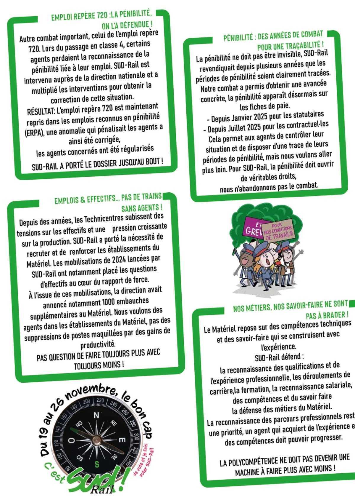 BILAN - 4 ans de combat au matériel Des revendications, des grèves, des résultats !
