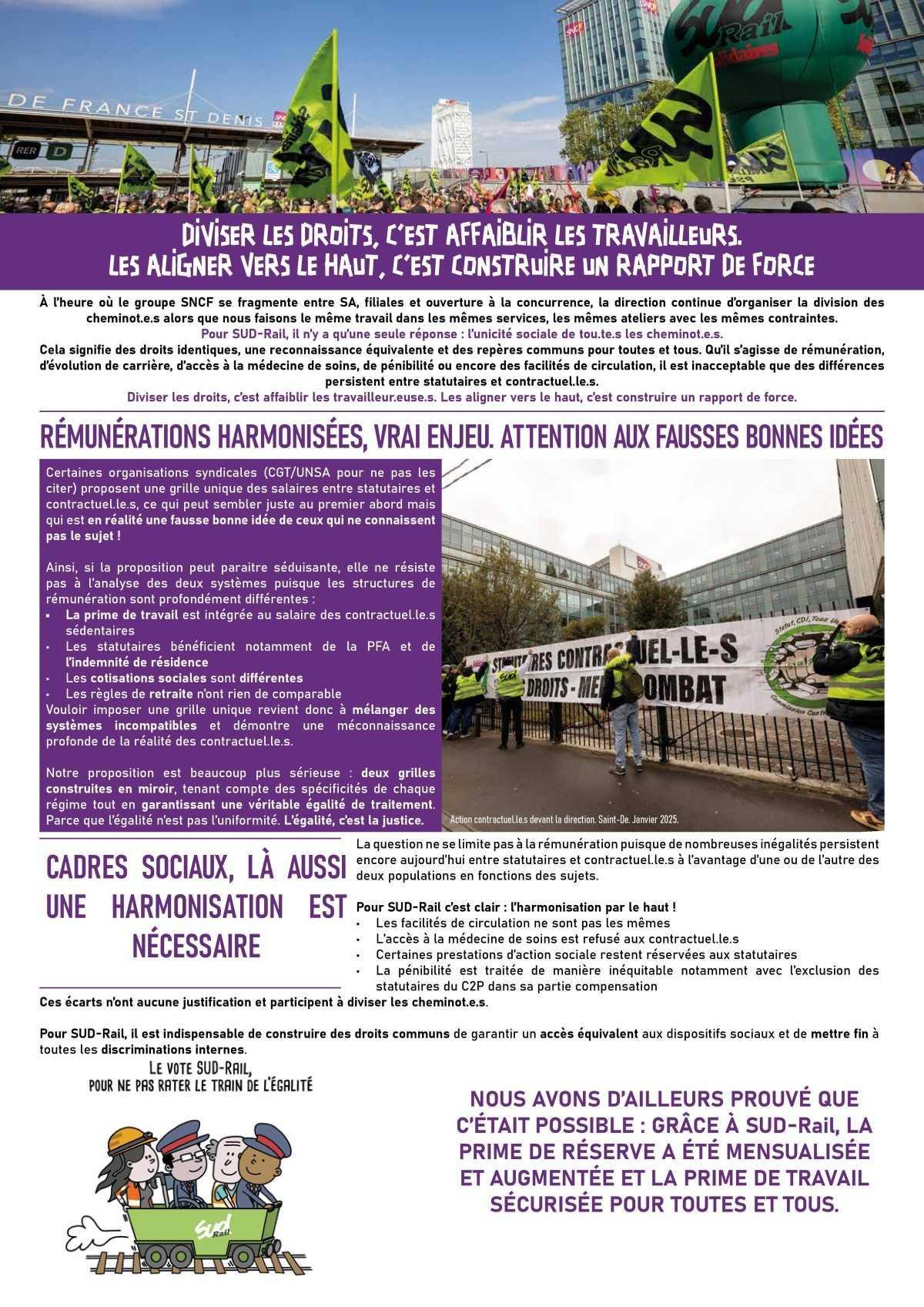 CONTRACTUEL-LE-S / STATUTAIRES, LE VOTE QUI NOUS RASSEMBLE ! CONTRACTUEL-LE-S / STATUTAIRES, LE VOTE QUI NOUS RASSEMBLE !