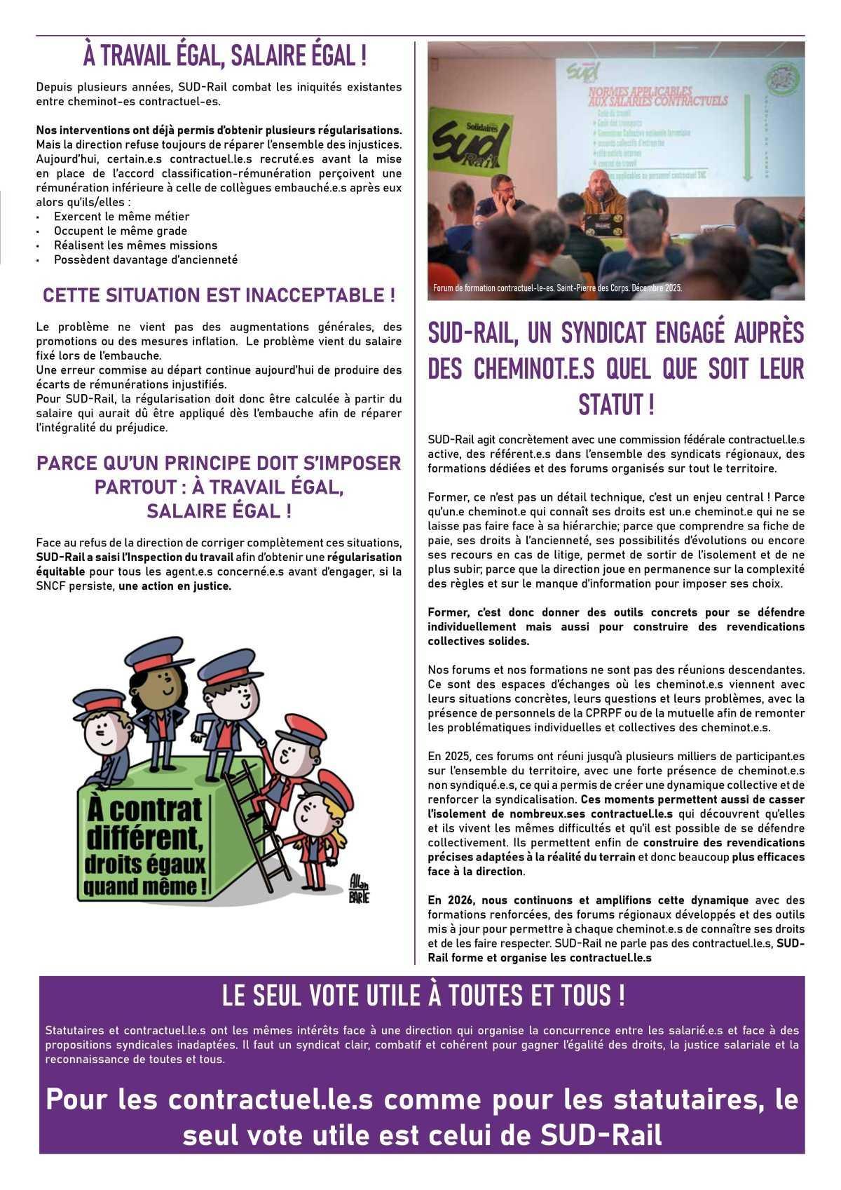 CONTRACTUEL-LE-S / STATUTAIRES, LE VOTE QUI NOUS RASSEMBLE !