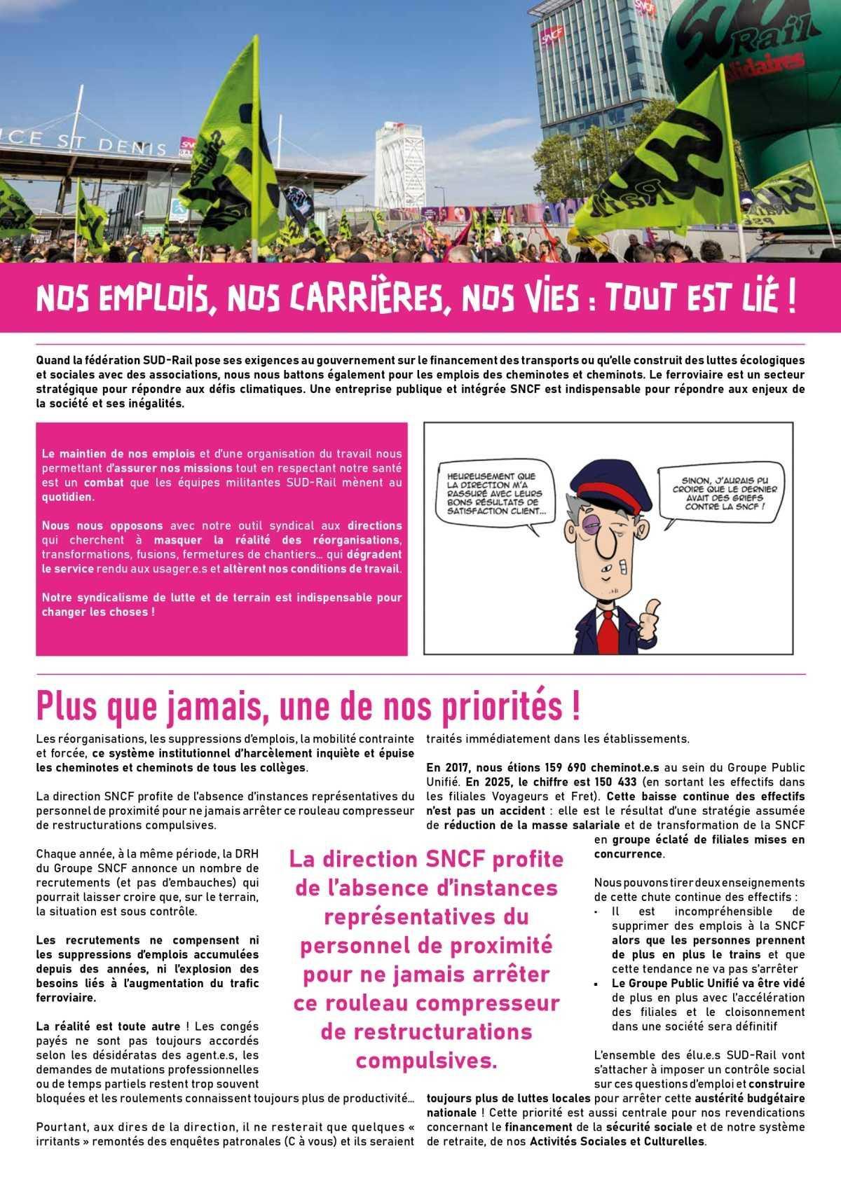 NOS EMPLOIS, NOS CARRIÈRES, NOS VIES TOUT EST LIÉ !