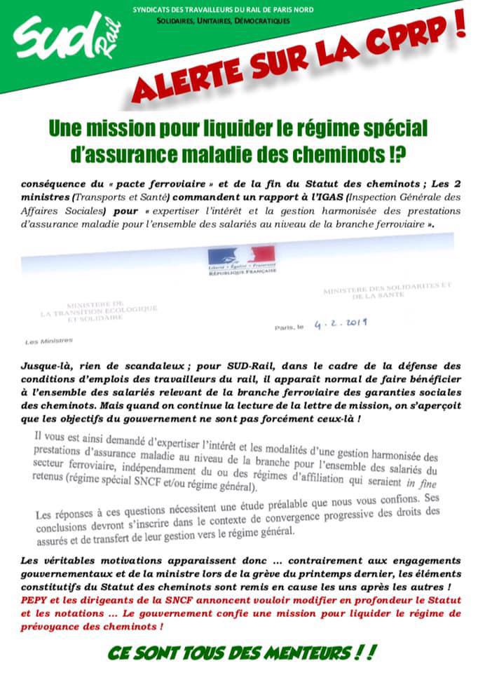 Alerte Sur La Cprp Une Mission Pour Liquider Le Regime