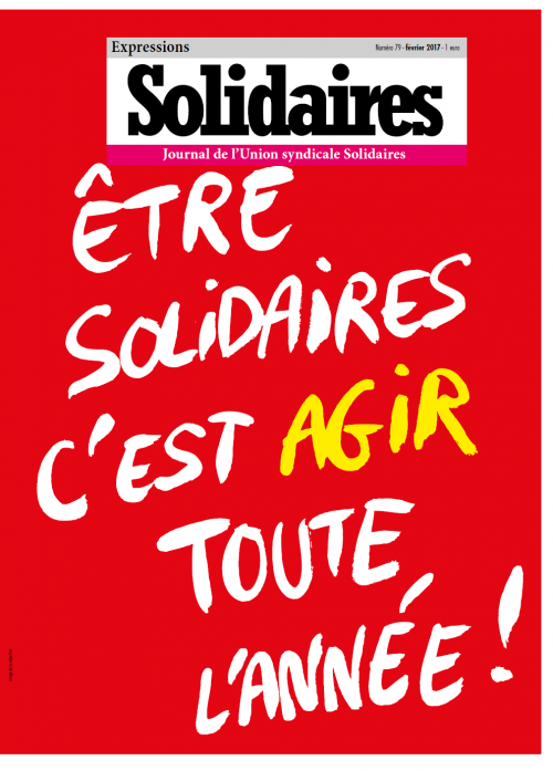 Etre solidaires, c'est agir toute l'année !