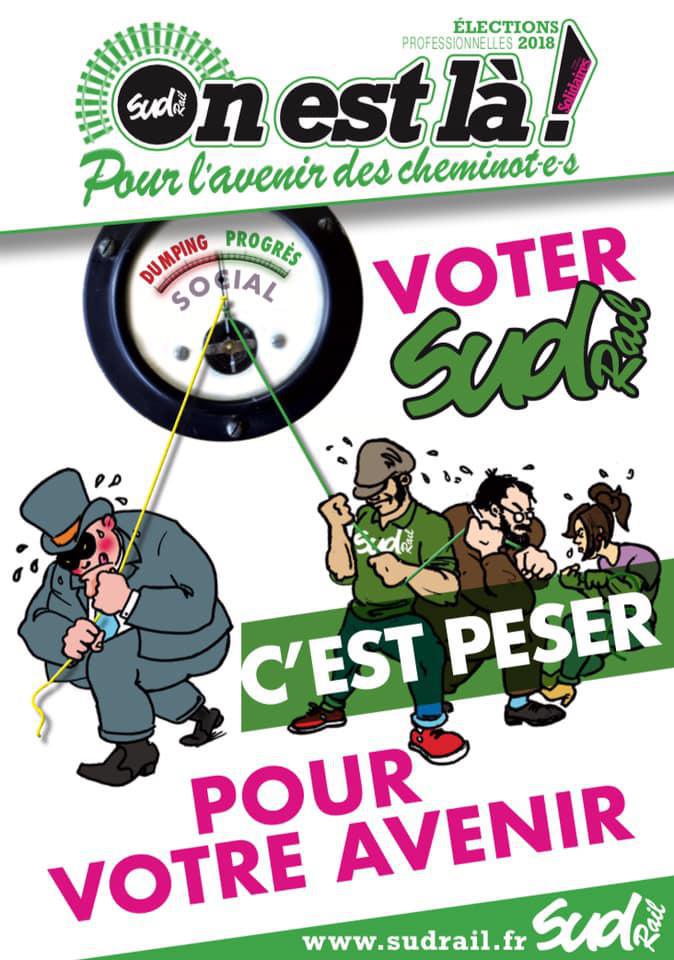 Voter SUD Rail, c'st peser pour votre avenir