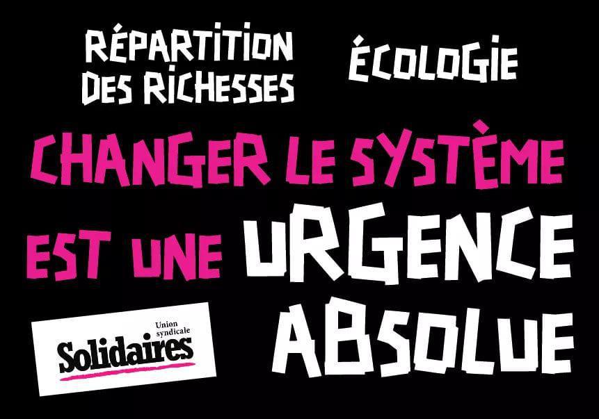 Changer le système est une urgence absolue