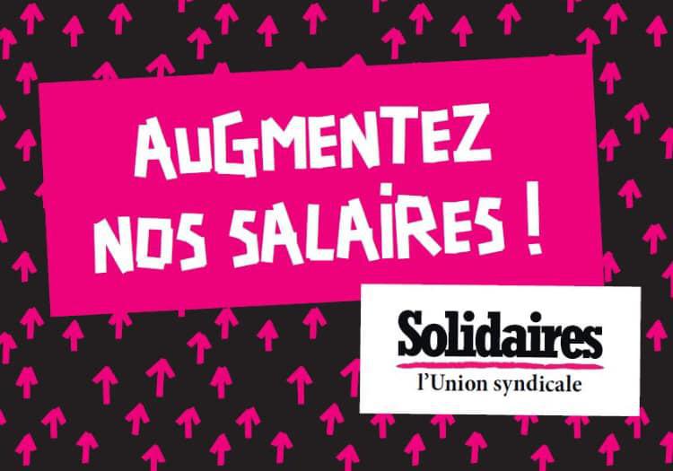 Augmentez nos salaires !