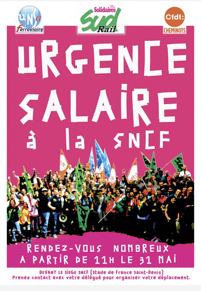 Urgence salaire à la SNCF... 