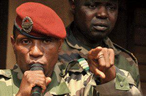 Le chef de la Junte militaire de la Guinée Conakry, Capitaine Moussa Dadis Camara se fait menaçant (Photo: RFI)