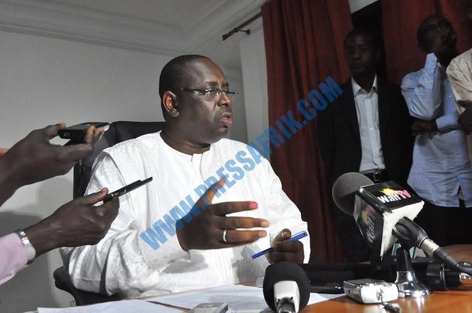 AUDIO - Présidentielle 2012: Macky Sall met en garde contre une volonté de confiscation des résultats