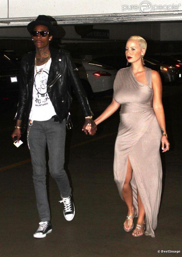 Amber Rose : Enceinte, ses formes sont plus généreuses que jamais 1/14