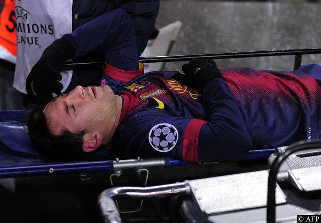 Simple contusion pour Messi