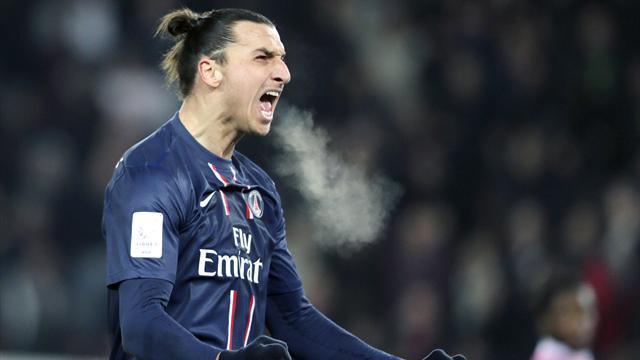 Auteur d'un triplé à Valenciennes (0-4), Zlatan Ibrahimovic (PSG) détraque les compteurs en L1