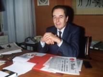 André Fontaine en 1984. L'homme a dirigé «Le Monde» de 1985 à 1991.