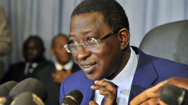 Soumaïla Cissé lors d'une conférence de presse à Bamako, le 2 août 2013. REUTERS/Joe Penney