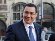 Le Premier ministre roumain Viktor Ponta à Bruxelles, le 22 novembre 2012. FP/ THIERRY CHARLIER