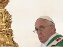 Le pape François plaide à Assise en faveur des exclus et d'une Eglise dépouillée. REUTERS/Tony Gentile