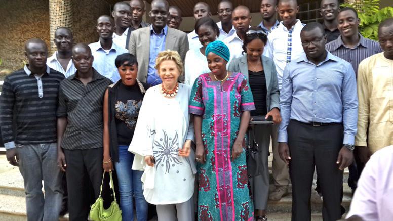 Mme Viviane Wade reçoit le Mouvement Libérez Karim (MLK)