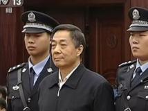 Bo Xilai à l'annonce du verdict de la Cour suprême du Shandong, le 25 octobre 2013. AFP PHOTO / CCTV