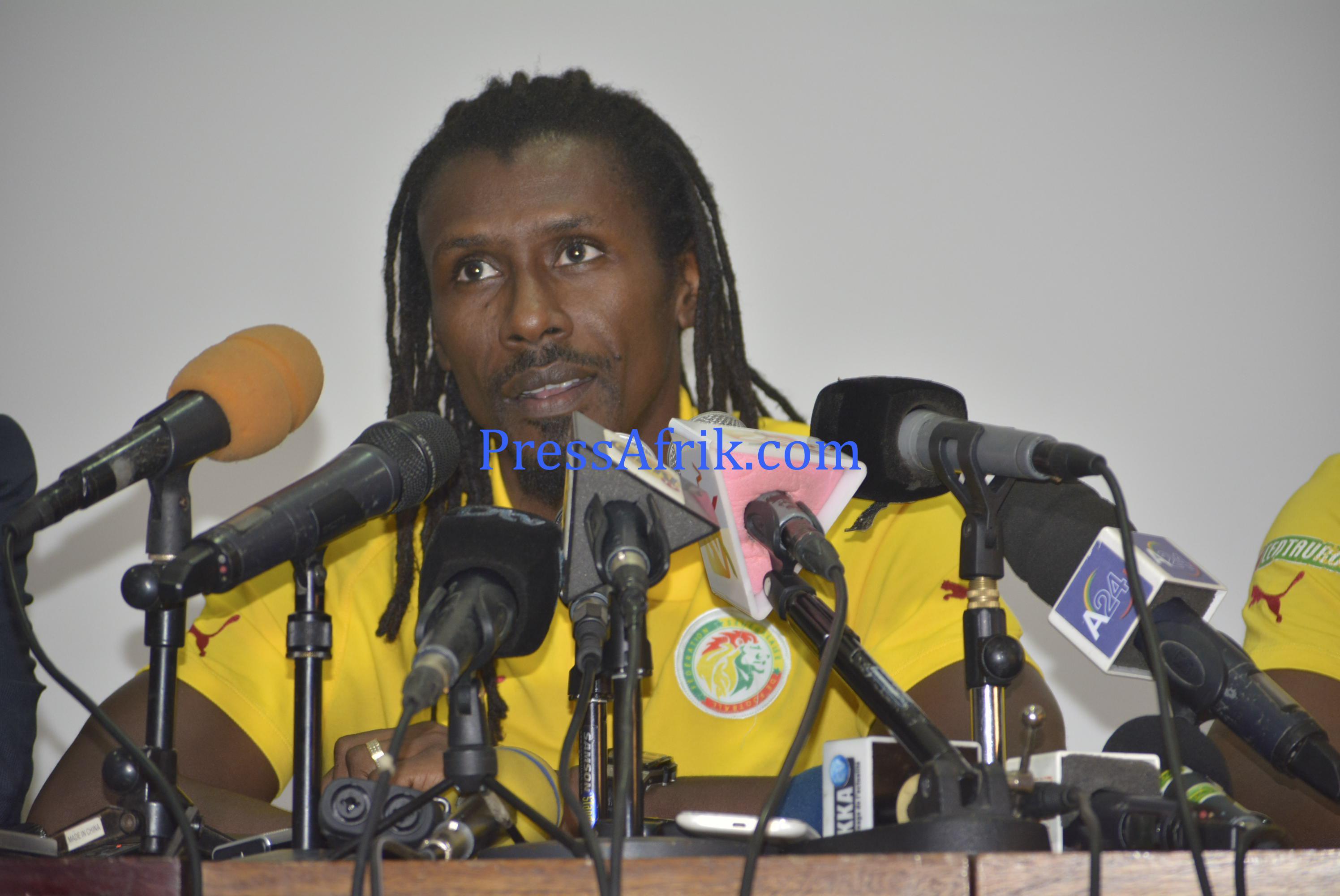 «Un énorme match nous attend», Aliou Cissé @Pressafrik.com