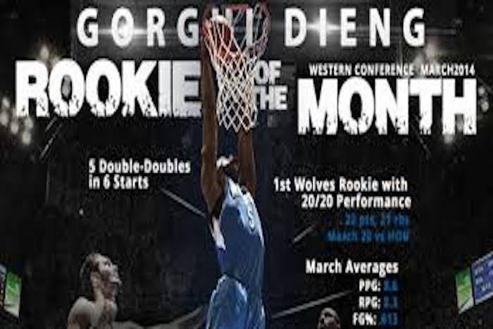 Joueurs les plus performants en NBA: Gorgui Dieng devant tony Parker