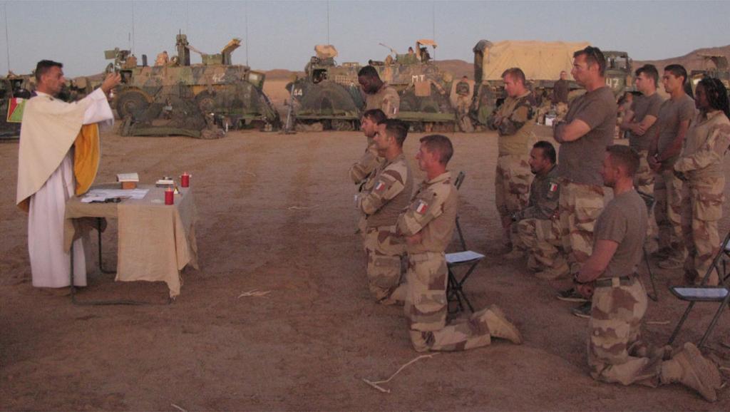 L’aumônier militaire en Opex: reportage au nord du Mali