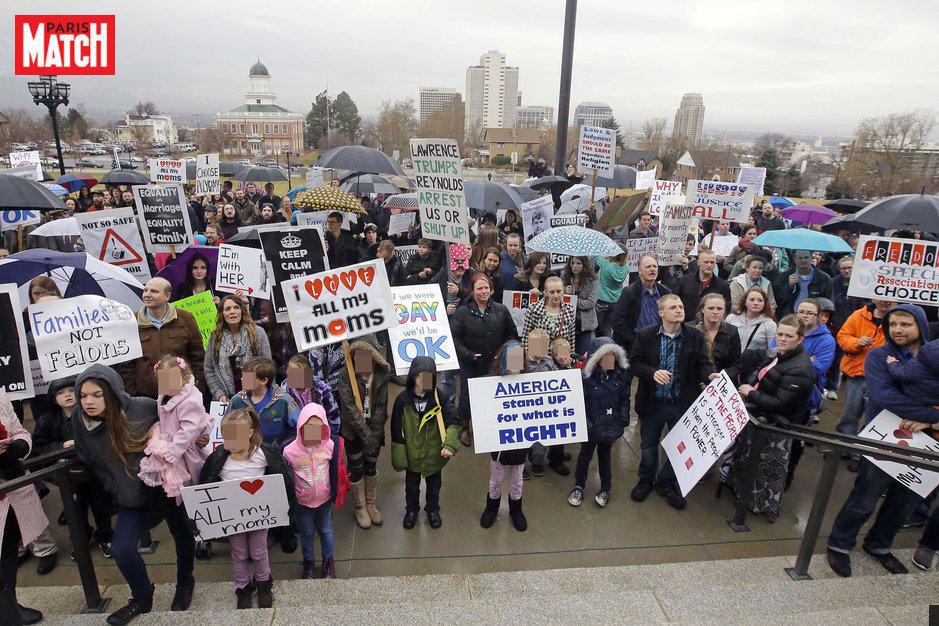 Dans l'Utah, une manifestation pour la polygamie