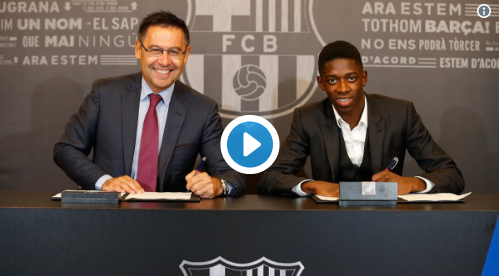 Barça : Dembélé a bien signé (officiel)