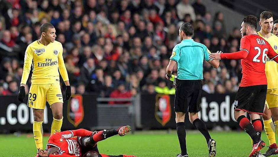 Kylian Mbappé (PSG) suspendu deux matches suite à son expulsion face à Rennes